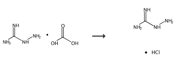 氨基胍鹽酸鹽的合成路線