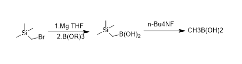 甲基硼酸的合成路線