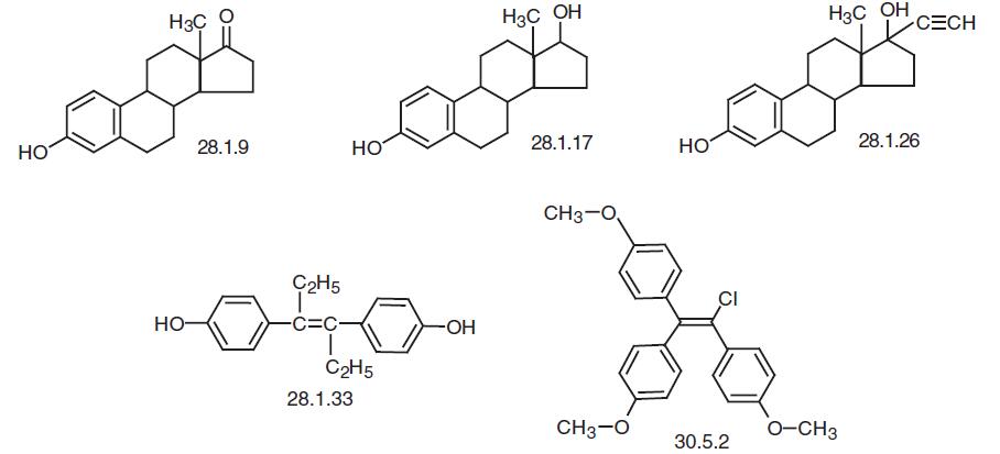 Estrogens, estrone