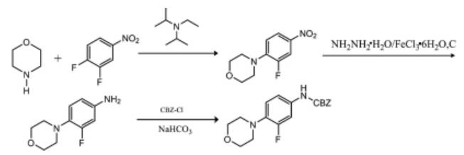 3-氟-4-(4-嗎啉基)-苯胺的制備