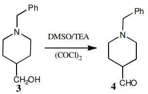 synthesis of N-Benzylpiperidine-4-carboxaldehyde