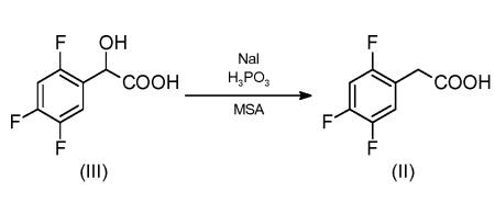 synthesis of 2,4,5-trifluorophenylacetic acid