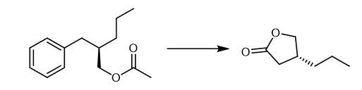 The synthetic method 2 of (R)-4-Propyldihydrofuran-2(3H)-one