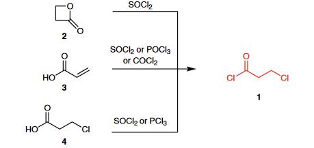 Synthesis of 3-Chloropropionyl chloride