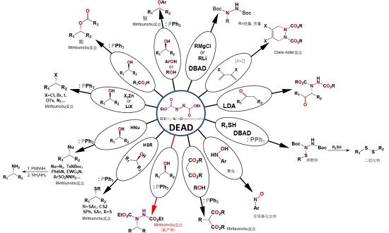 偶氮二甲酸二乙酯（DEAD）反應式4.png