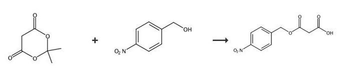 丙二酸單對(duì)硝基芐的合成路線