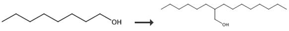 圖2 2-己基-1-癸醇的合成路線[2]。