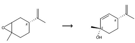 圖2 (1S，4R)-1-甲基-4-(1-甲基乙烯基)-2-環(huán)己烯-1-醇的合成路線[2-3]。