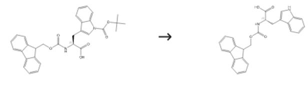 圖1 Fmoc-L-色氨酸的合成路線[2]。