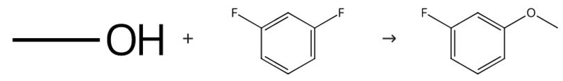 圖2 間氟苯甲醚的合成路線(xiàn)[3]。