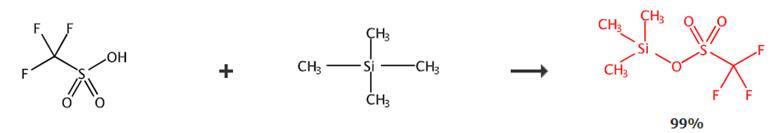 三氟甲磺酸三甲基硅酯的合成路線