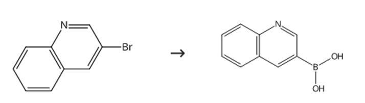 喹啉-3-硼酸的合成路線