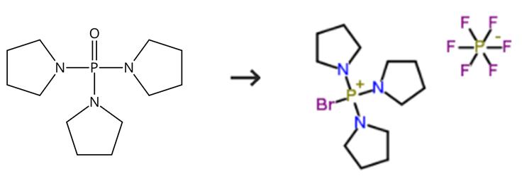 三吡咯烷基溴化鏻六氟磷酸鹽的合成路線