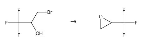 synthesis of 	1,1,1-Trifluoro-2,3-epoxypropane