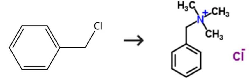 芐基三甲基氯化銨的合成路線