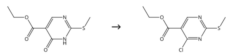 4-氯-2-甲硫基嘧啶-5-羧酸乙酯的合成研究