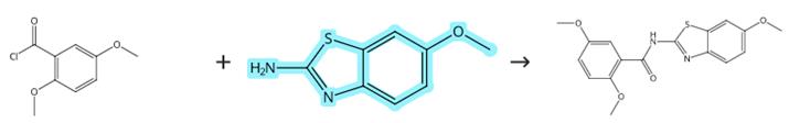 2-氨基-6-甲氧基苯并噻唑的酰化反應(yīng)