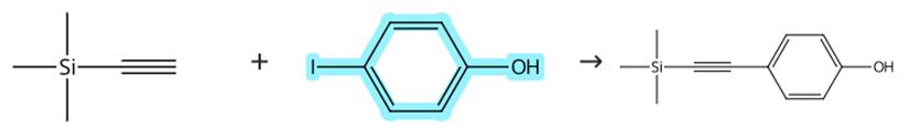 4-碘苯酚參與的Sonogashira偶聯(lián)反應(yīng)