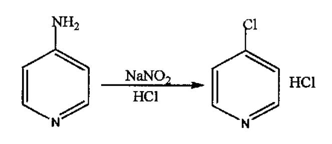 圖1 4-氯吡啶鹽酸鹽的合成反應(yīng)式.png