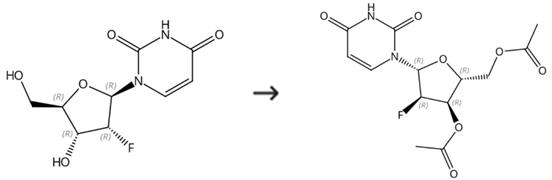 2'-氟-2'-脫氧尿苷的?；磻?yīng)