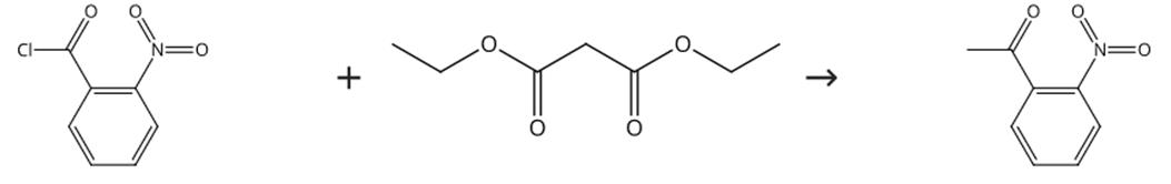 圖3 鄰硝基苯乙酮的合成路線