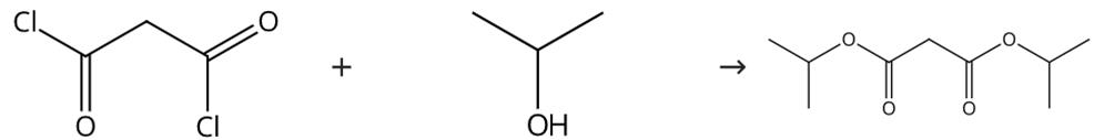 圖1 丙二酸二異丙酯的合成路線