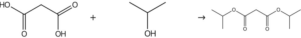圖2 丙二酸二異丙酯的合成路線