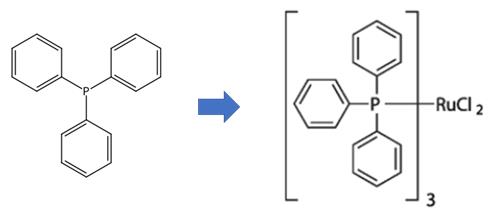 三(三苯基膦)二氯化釕的合成路線