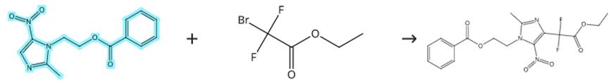 苯酰甲硝唑的取代反應(yīng)