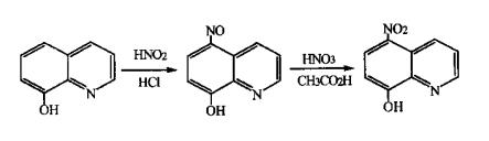 定向硝化合成5-硝基-8-羥基喹啉