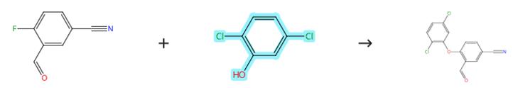 2,5-二氯苯酚參與的親核取代反應