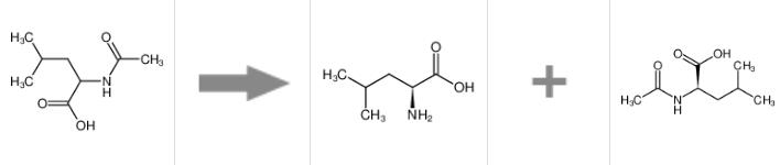 圖1 N-乙酰基-D-亮氨酸的合成反應(yīng)式.png