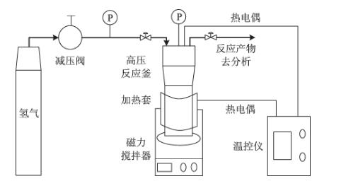 圖1 催化加氫制備氫化雙酚A的試驗裝置示意.png