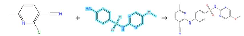磺胺對甲氧嘧啶的親核取代反應(yīng)
