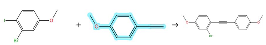 4-乙炔基苯甲醚參與的偶聯(lián)反應(yīng)