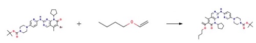 tert-butyl 4-(6-(8-cyclopentyl-5-Methyl-7-oxo-6-(1-propoxyvinyl)-7,8-dihydropyrido[2,3-d]pyriMidin-2-ylaMino)pyridin-3-yl)piperazine-1-carboxylate