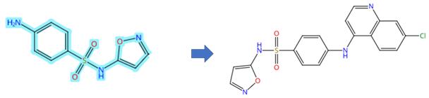 N-(異惡唑-5-基)氨基苯磺酰胺的親核取代反應