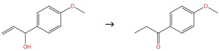 圖2 對甲氧基苯丙酮的合成路線