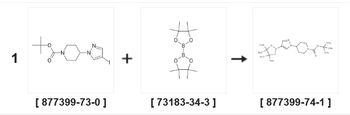 tert-Butyl 4-[4-(4,4,5,5-tetramethyl-1,3,2-dioxaborolan-2-yl)-1H-pyrazol-1-yl]piperidine-1-carboxylate