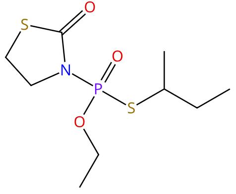 圖1 噻唑磷的結(jié)構(gòu)