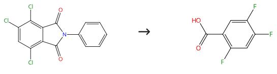 圖3 2，4，5-三氟苯甲酸的合成路線