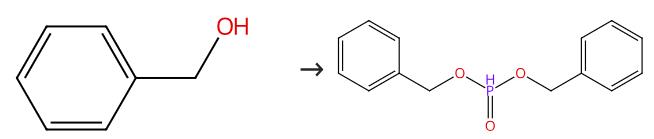 圖1亞磷酸二芐酯的合成路線