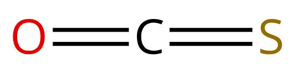 圖1羰基硫的結(jié)構(gòu)