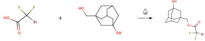 3-羥基-1-金剛烷甲醇的酯化反應