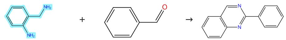 2-氨基芐胺和苯甲醛的縮合反應(yīng)