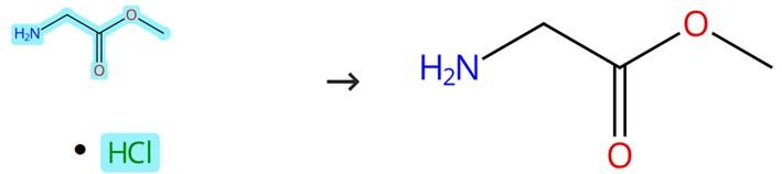 甘氨酸甲酯鹽酸鹽的中和反應(yīng)
