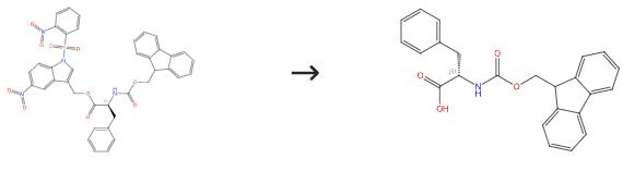 Fig. 2 The synthesis route of Fmoc-Phe-OH