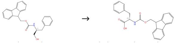 Fig. 4 The synthesis route of Fmoc-Phe-OH