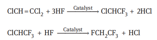 1,1,1,2-Tetrafluoroethane synthesis