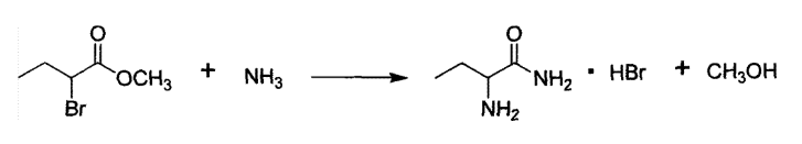 2-溴丁酸甲酯的氨化反應(yīng)